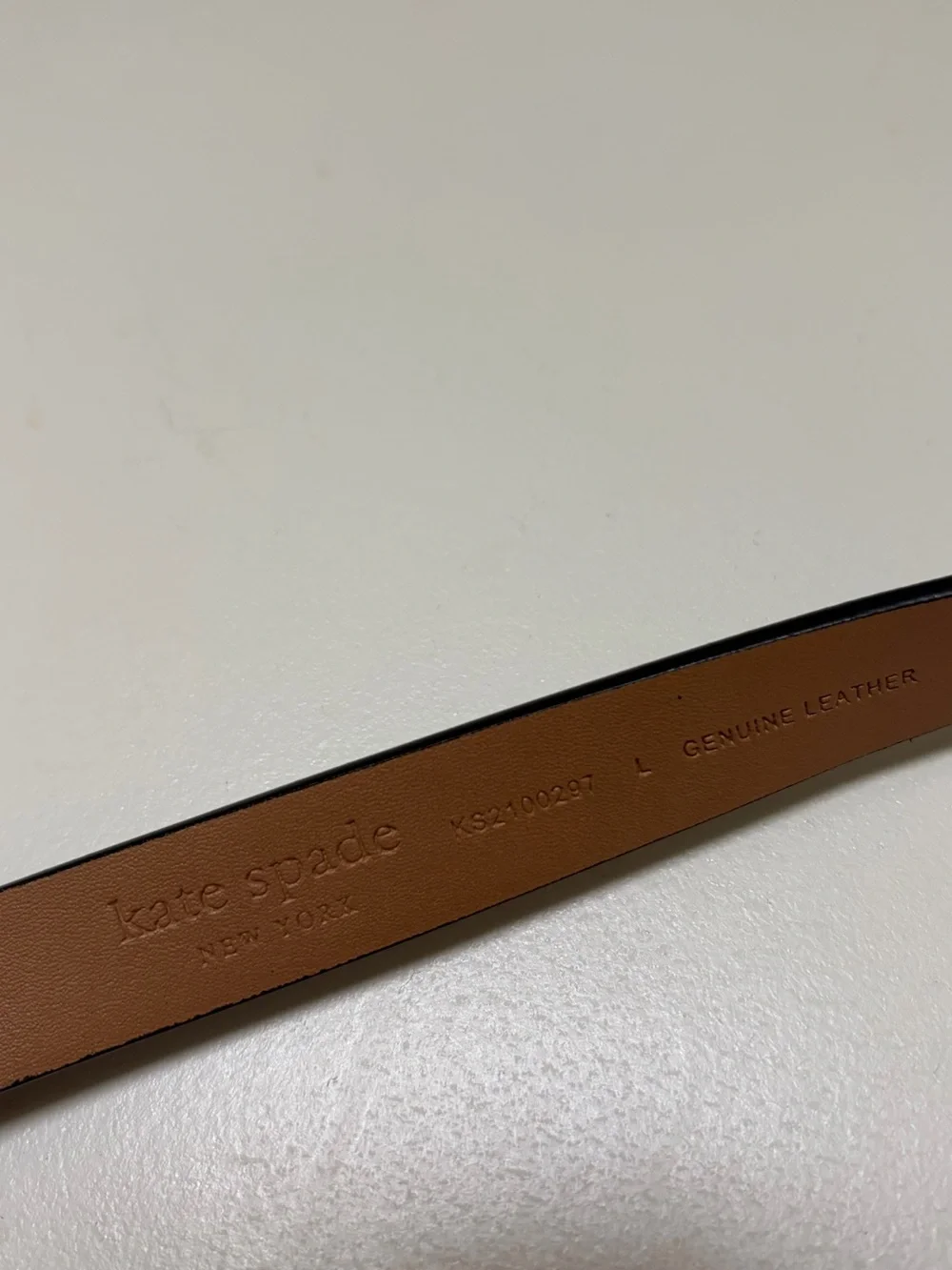 Kate Spade Black Leather Belt